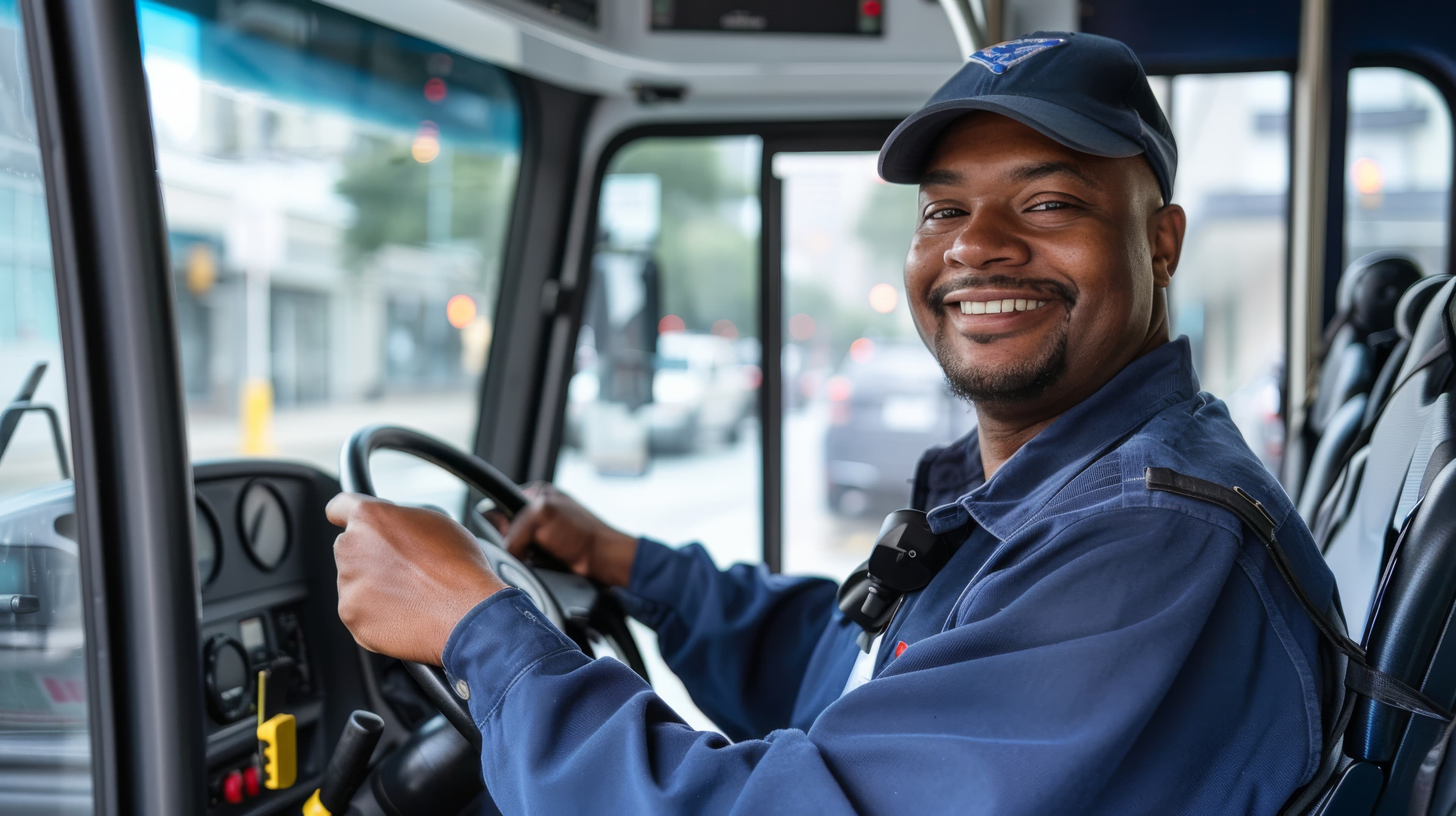 Driver behind the wheel using Weyz